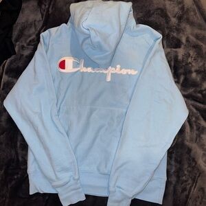 Champion Sky Blue Reverse Weave Hoodie